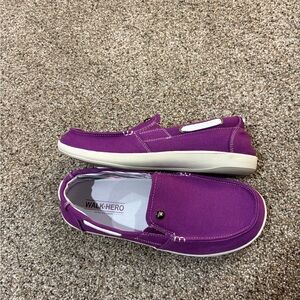 Walk-Hero Women’s Purple Slip-On Shoes size 10 1/2